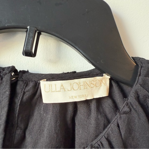 Ulla Johnson Thalia Sleeveless Ruffle Top Black Noir 6 - Picture 5 of 9